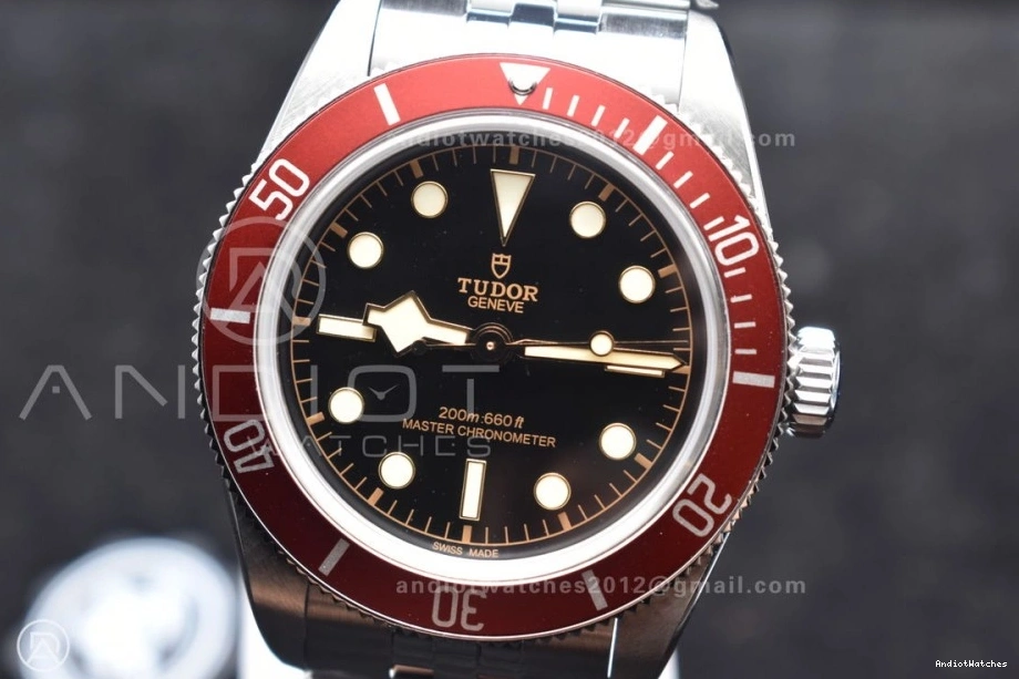 Best Bracelet SS Heritage Jubilee Edition Bay 891 Black Sustainable on Bezel Red ZF A 1:1 0319